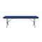Correll Rectangle Heavy Duty Commerical Adjustable Height Plastic Folding Table, 30" W, 60" L, 22" to 32" H RA3060-27 - alternate 5